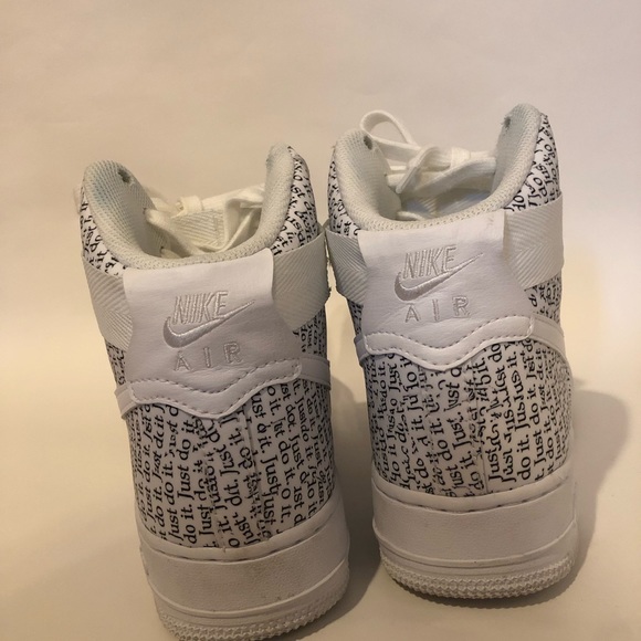 Just do it nike Air Force ones - Picture 6 of 8